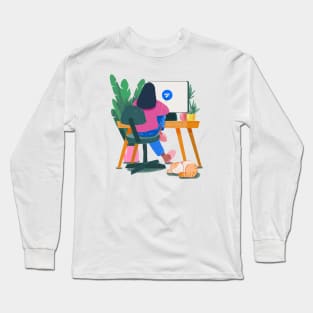 Send screen Long Sleeve T-Shirt